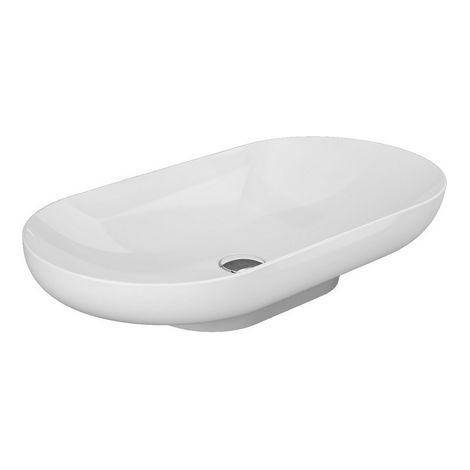 Lavabo L70 cm da appoggio ovale serie Des (1/2)