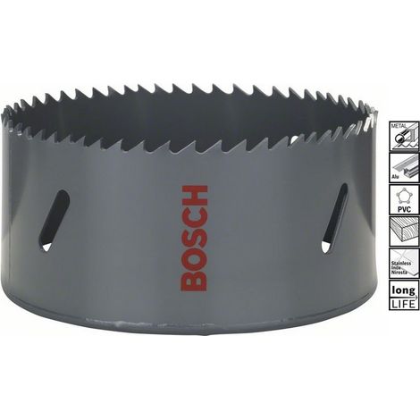 Sega a tazza bimetallica HSS diametro 105 mm 2608584132 BOSCH (1/3)