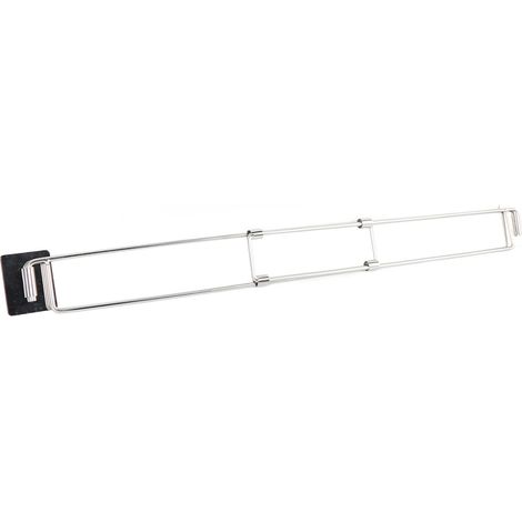 2 barres de maintien pour réfrigérateur de VR, étagère réglable de 12,44 po à 22,63 po, stabilisateur de sécurité, tiges de tension en acier inoxydable (1/5)
