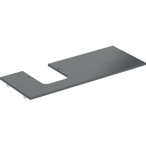 Geberit ONE Plaque de lavabo, découpe à gauche, pour lavabo à (1/2)