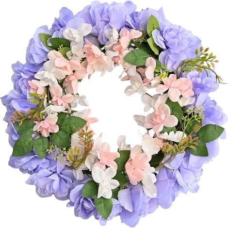 Guirlande Orchidée Artificielle - 45 cm - Décor Murale pour Intérieur et Fêtes - Violet - 1 Pièce (1/5)