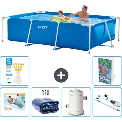 Rechteckiger Frame Pool - 260x160x65 cm - 7-teilig S87