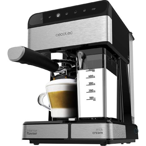 Cecotec Cafetera Semiautomatica Power Instant-ccino 20 Touch Serie Nera. 1350 W, 20 Bares de Presión, Tanque de Leche de 500ml (1/4)