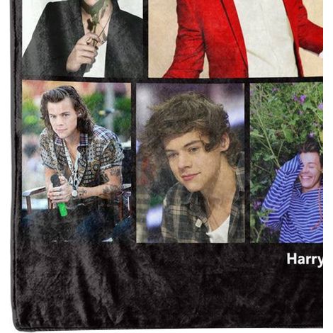 Tapis étoile personnalisé Harry Styles BL602A-2, 120x150 cm, couverture décorative en édition limitée (1/3)