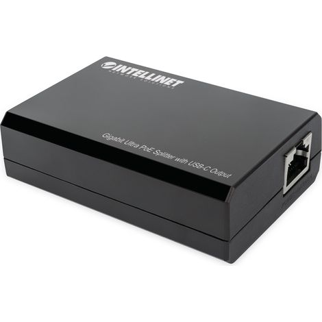 INTELLINET Gigabit Ultra PoE-Splitter mit USB-C-Ausgang 45W (1/5)