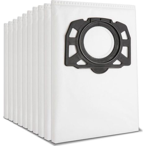 Lot de 10 sacs d'aspirateur pour Kärcher 2.863-006.0, Sacs Aspirateur pour Kärcher WD4 WD5 WD6 WD5P WD6P Premium MV4 MV5 MV6 pour Aspirateur (1/4)
