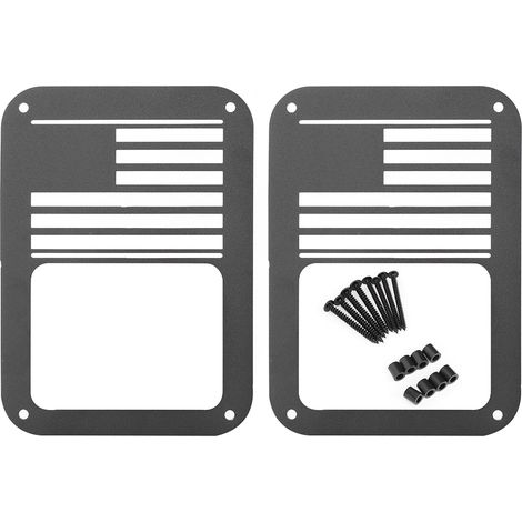 Garde-boue arrière Jeep Wrangler, cache de feu arrière plat, support de lampe de frein creux (1/5)