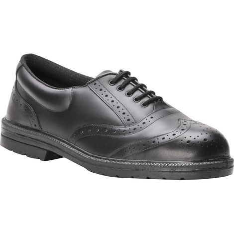 Stadt-Schnürschuh Brogue Steelite S1p Farbe: Schwarz Größe 45 - Portwest