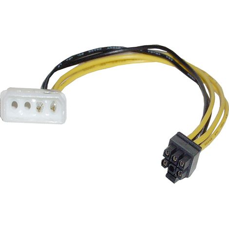 BeMatik - Câble Molex 4 broches-M 6Pin PCI-Express-H (3.96Pitch Mini-Fit) (1/3)