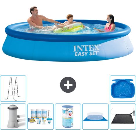 Intex Piscina Easy Set Rotonda - 366x76 cm - 8-pezzi S41042 (1/5)