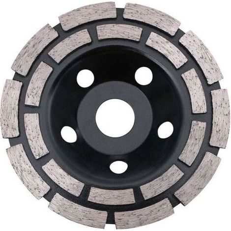 Disque Diamant Double Rangée 125 mm pour Béton Pierre Granit Maçonnerie Meule Universelle (1/4)