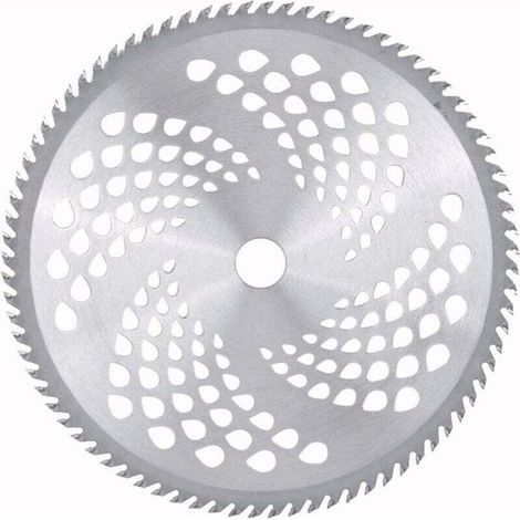 Lame Carbure 25 4cm pour Débroussailleuse 3 Lames Débroussaillage 40T 60T 80T (1/4)