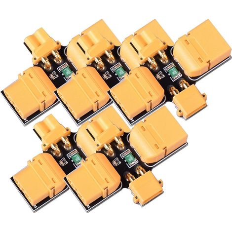 Lot de 5 fusibles auto-réparateurs et réarmables XT30/XT60 mâles/femelles 1-6S pour modèles radiocommandés. Outil de test de fumée pour modèles réduits. (1/5)