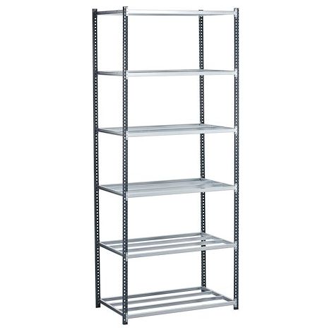 Rayonnages Industri’Pro départ 60 x 250 x 100 cm gris - Maxiburo