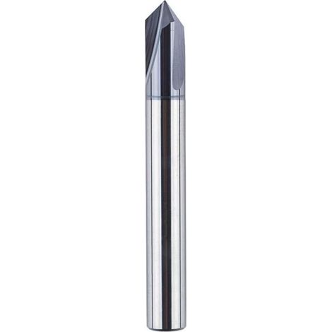 Lot de 3 flûtes à moulin en forme de goudron 6 mm 90 degrés Recouvert de Fraise en V Carbure de tungstène Solide Moulin à chaflan CNC Professionnel pour tailler et biseler (1/5)