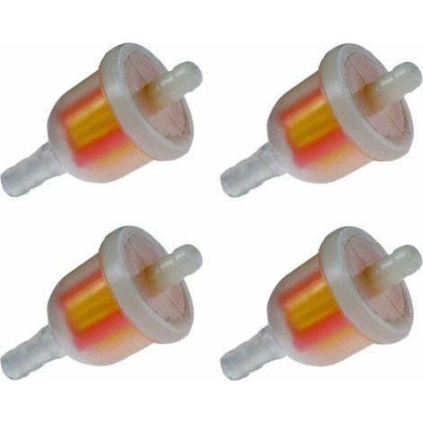 4x filtre essence universel 5mm - 6mm carburant tondeuse tracteur motoculteur