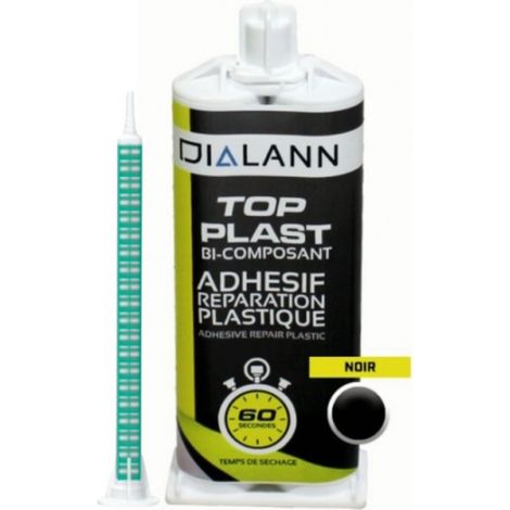 Adhésif réparation plastique bi-composant 50ml DIALANN