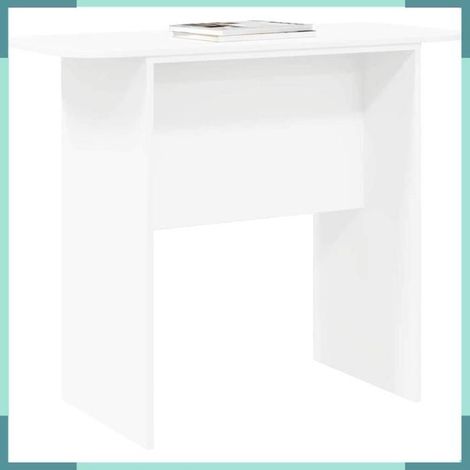 891150 Table console Blanc 93 x 40 x 75 cm Bois d'ingénierie (1/4)