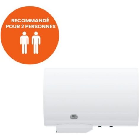 [JAMAIS UTILISE] Chauffe-Eau Électrique 100L THERMOR Duralis ACI Hybride Stéatite Horizontal Mural Monophasé ou Triphasé - 263124 (1/5)