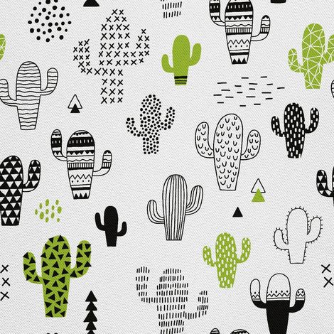 Tissu d'extérieur décoratif Oxford - motif cactus (1/5)