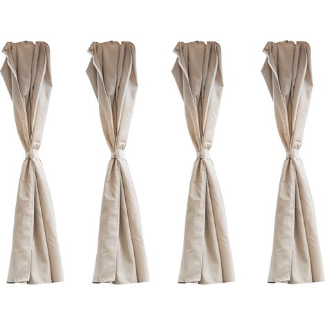 SET 4PZ RICAMBIO TELI LATERALI M.2.6X2H COLORE BEI (1/2)