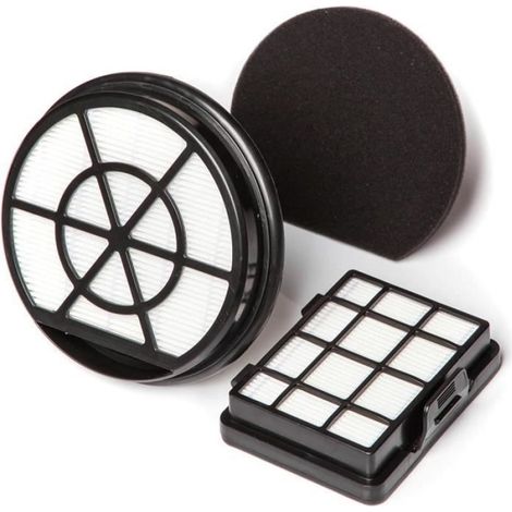 Filtre HEPA - Pour Aspirateur Bosch Serie 2 - BGC05 BGS05 BBZ152EF - Filtre Moteur et Filtre d'Echappement - Lot de 2 Filtres + 1 Outil de Nettoyage (1/4)