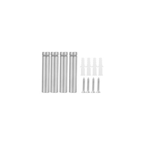 supports de fixation en verre creux en acier inoxydable 1260 / 1280 mm pour clous publicitaires (1280 mm) (1/4)
