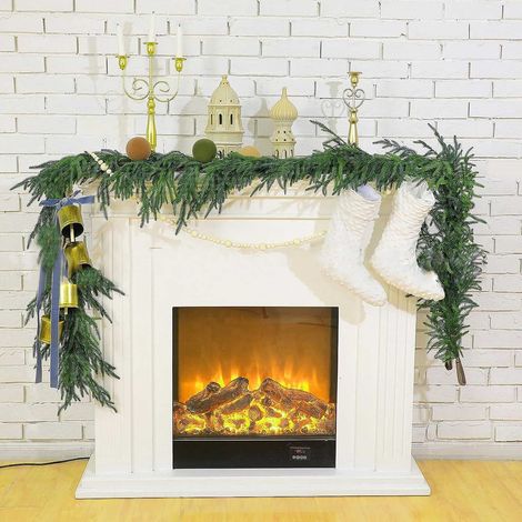 Guirlande De Noël Artificielle - Guirlande Norfolk À Une Fourche - Pour Décoration De Table Cheminée Mur Arbre De Noël - 180 cm - 1 Pièce (1/5)