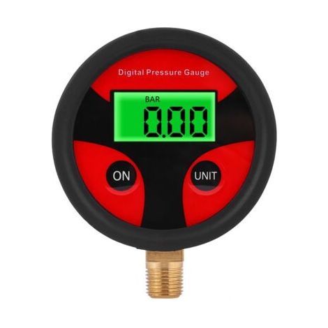 Manomètre Numérique de Pneu,Manomètre Jauge de Pression des Pneus de Voiture Digital LCD Jauge de Pression d'Air des Pneus LCD Numérique pour Voiture Camion Moto 0-200PSI (1/5)