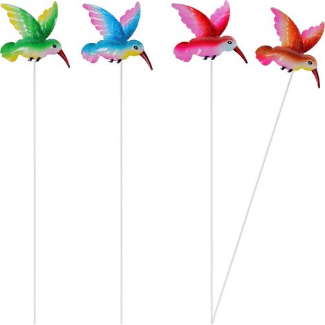 Stück dekorative Gartenstecker aus Eisen mit Vogelmotiv