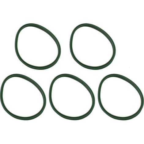 5 pcs/set SHLPDFM Green Intercooler Boost Pipe Seal Hose O-Ring 3C0145117H 1J0145117A, 11617791470 Fits for VW Audi Skoda SEAT (1/3)
