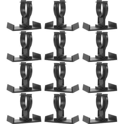 Clips de fixation réglables en plastique noir pour pieds de (1/5)