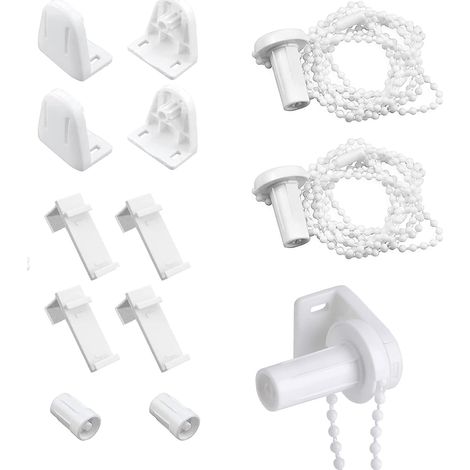 17 mm Enrouleur Perle Ajustable Store Enrouleur Embrayage Chaîne de Store Enrouleur Attache Store Sans Percage pour Stores Enrouleurs, Stores Enrouleurs Doubles, Volets Occultants (Blanc) (1/5)
