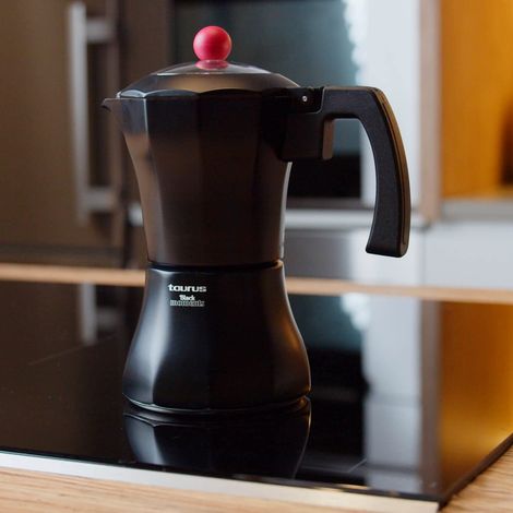 Cafetera Italiana Taurus KCP9009I 9T Negro Acero Inoxidable Aluminio 9 Tazas (1/5)