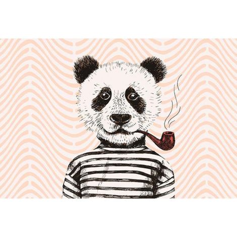 Papier peint panoramique animaux pour chambre Tapisserie panoramique design motif panda Papier peint panoramique original pour salon (1/3)