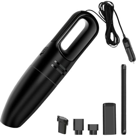 Aspirateur à main sans fil pour poils d'animaux Aspirateur humide et sec portable rechargeable Petit dépoussiéreur pour voiture et maison Aspirateur polyvalent pour les voyages et (1/5)