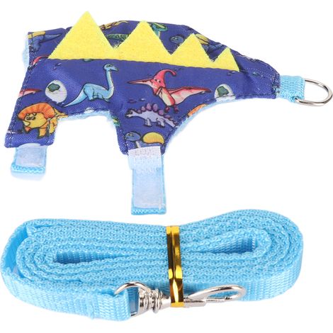 Harnais pour furet, laisse ajustable, doux et confortable, harnais mignon pour cochon d'Inde avec anneau en D pour petits animaux, Dinosaur Kingdom (1/5)