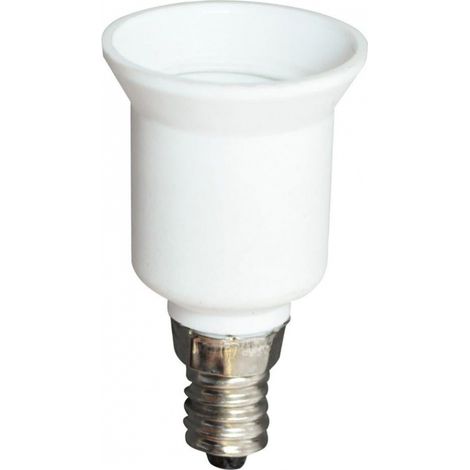 Trasformatore presa da E14 a E27 tibelec, bianco 60 w TIBELEC