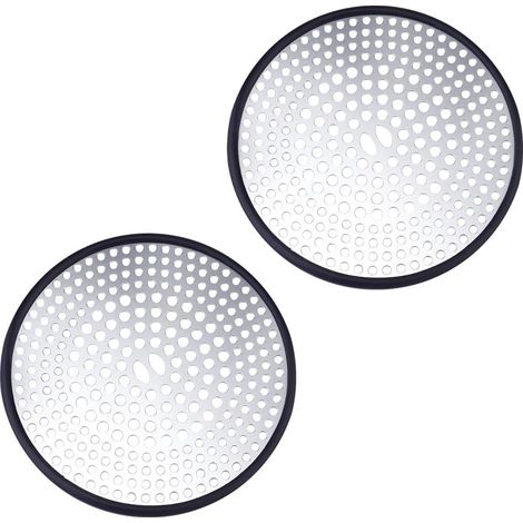 Stainless Steel Bathroom Drain Cover Round and Half Moon