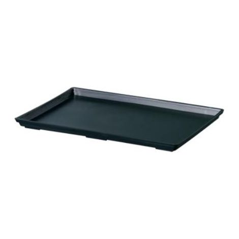 Sottovaso Giapponese in plastica a bordo diritto per bonsai 19x13x1,2 cm - D6