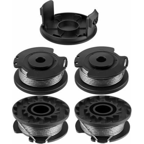 Ersatz-Trimmerfadenspulen-Set F016800569 für Bosch EasyGrassCut Freischneider, Ersatz-Trimmerfadenspule F016800385 kompatibel mit ART 23SL und ART 26SL (4 Stück + 1 Ersatzspule) (1/5)