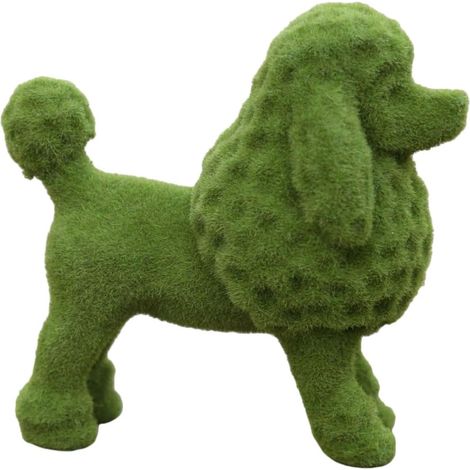 Hundefigur für Garten und Hof Grüne Gartendeko mit Kreativem (1/5)