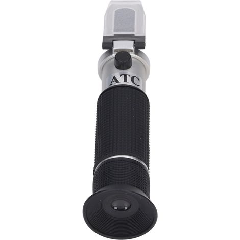 ATC 0-32% Brix Tragbares Refraktometer für Getränke, manuelles Zuckermessgerät mit Temperaturkompensation, präzises Testinstrument für Säfte und Getränke (1/5)