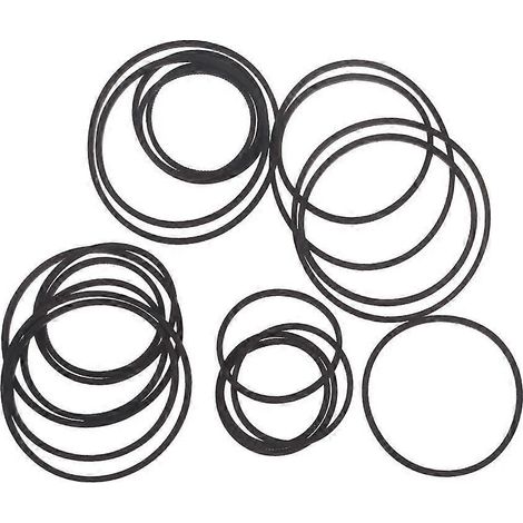 20 courroies en caoutchouc universelles pour magnétophone à cassettes de 30 à 65 mm, largeur 1,2 mm (1/4)