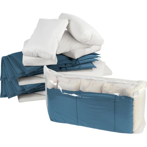 Wenko – Housse de rangement sous vide XXL 180x90x50 cm – Économie d'espace jusqu'à 75% – Protège contre humidité et mites – Transparent