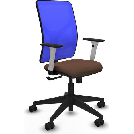 Silla de oficina piqueras y crespo Motilla blanco mecanismo sincronizado (1/2)