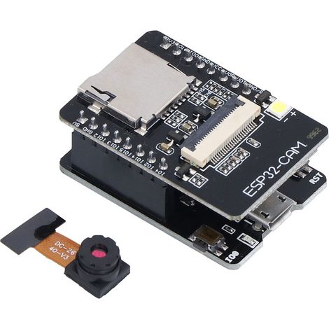 Carte de développement ESP32CAM avec pilote d'alimentation WiFi Bluetooth et module récepteur OV2640/OV7670 (1/5)
