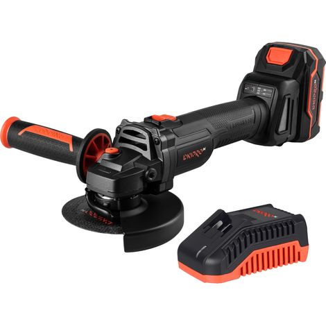 Meuleuse d'Angle sur Batterie 20V Brushless, Disque 125mm, 2 Vitesses (3 000/8 500 tr/min), Démarrage Progressif, pour Couper, Ébarber et Poncer (1/5)
