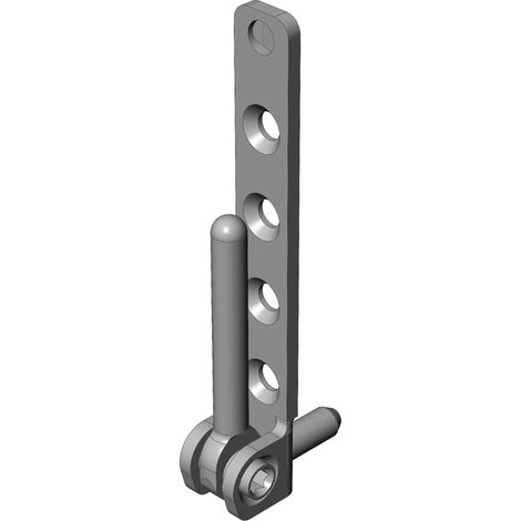 WINKHAUS Ecklager EL.K.6-3-16.WS, symmetrisch, 100 kg, weiß