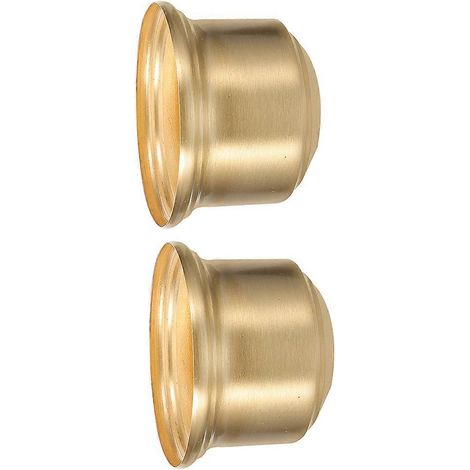 Lot de 2 douilles en laiton E27, support de lampe avec embout de rechange en cuivre, base réglable pour plafonnier/lampadaire (1/5)